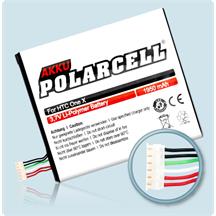 PolarCell Li-Polymer Akku für HTC One X (S720e)