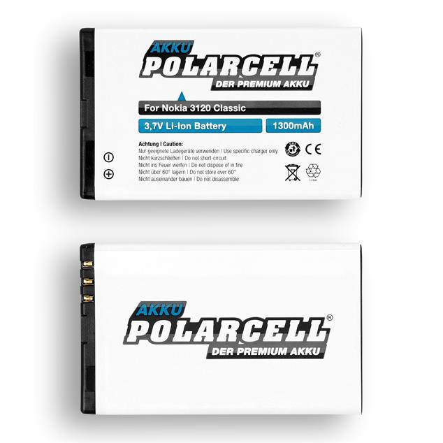 PolarCell Li-Ion Replacement Battery for Nokia Asha 300