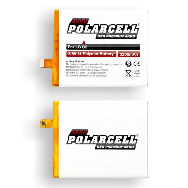 PolarCell Li-Polymer Akku für LG G2 (D800)
