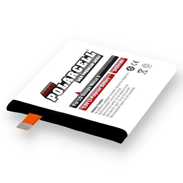 PolarCell Li-Polymer Akku für LG Google Nexus 5 (D820 - D821)