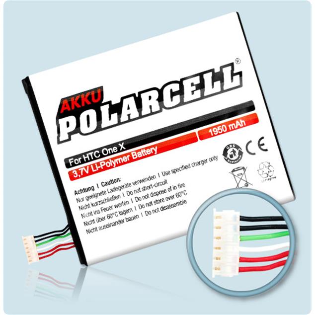 PolarCell Li-Polymer Replacement Battery for HTC One X (S720e)